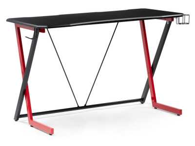 Компьютерный стол Kolman 120х60х76 black / red