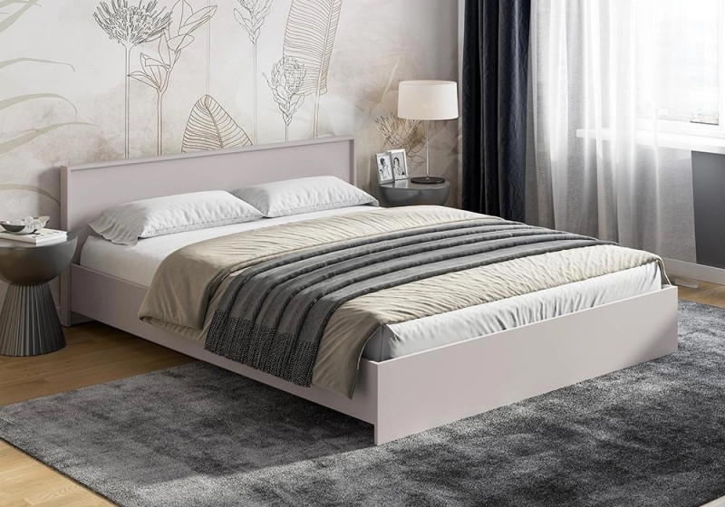 Кровать двуспальная Берген 160*200 кашемир